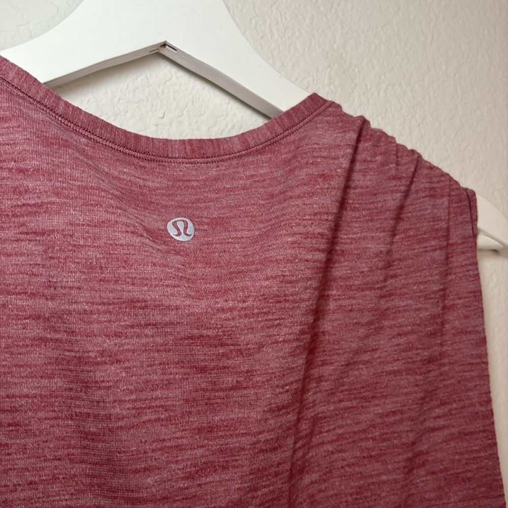 Lululemon Sweat Times Short Sleeve Top Shoulder Detail size 4 - Picture 5 of 6